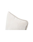 Carr - 25" Cushion - Faux Fur Cream