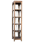 Delancey - Weathered Oak Etagere - Dark Brown