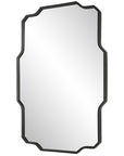Casmus - Iron Wall Mirror - Black