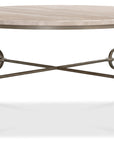 Commerce And Market - Table Talk Chat Table - Champagne / Gray