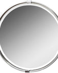 Tazlina - Round Mirror - Brushed Nickel