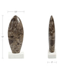 Boda - Sculpture Dark Emperador Marble - Brown
