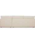 Berga - Sectional Right Stationary Sofa - White