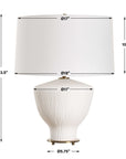 Maisie - White Table Lamp - White