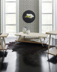 Commerce And Market - Boomerang Console Table - White