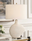 Duostacked - Ceramic Table Lamp - White