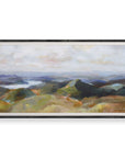 Above - The Lakes Framed Landscape Print - Gray