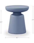 Ruth - Outdoor Side Table - Blue