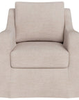 Filmore - Slipcover Swivel Chair, Special Order - Beige