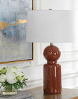Marco - Glaze Table Lamp - Sienna
