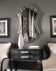 Elara - Wall Mirror - Antiqued Silver