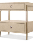 Westwood - Two-Drawer Nightstand - Beige
