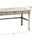 Bridgely - Aged Writing Desk - Beige