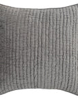 Bari - Velvet Sham - Gray