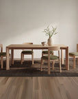 Oli - Dining Chair (Set of 2) - Dark Green / Light Brown
