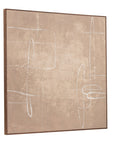 Notion - Canvas Art - Light Brown