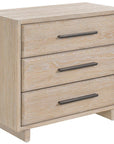 Modern - Three Drawer Nightstand