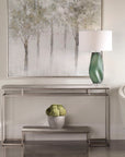 Clea - Console Table - Pearl Silver