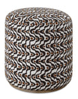 Cas - Plush Ottoman - Espresso