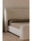 Sophia - King Bed - Cream