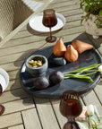 Stoneveil - Indoor-Outdoor Stone Tray - Gray