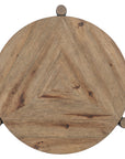 Vineyard Row - Round End Table - Light Brown