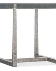 Chapman - Mixed Media End Table - Pearl Silver