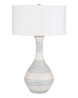 Potter - Table Lamp - Striped Ivory Blue