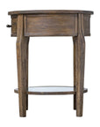 Raelynn - Wood Lamp Table - Light Brown