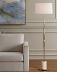 Halen - Brass Floor Lamp - Brass,Gold