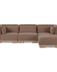 June - Lounge Modular Sectional - Dark Brown