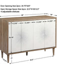 Dani - 4 Door Cabinet - White