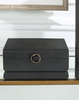 Lalique - Shagreen Box - Black
