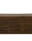Jaxon - 9 Drawer Dresser - Cocoa Brown