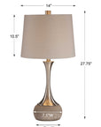 Niah - Lamp - Brushed Nickel