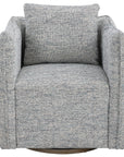 Corben - Swivel Chair - Pearl Silver