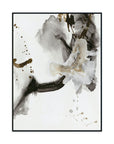 Cream - 36" x 48" Painting Art by Buddy Whitlock - Pearl Silver