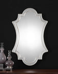 Elara - Wall Mirror - Antiqued Silver