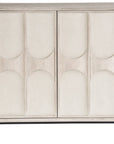 Coalesce - Odessa Bar Cabinet - Pearl Silver