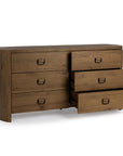 Kyrie - 6 Drawer Dresser - Tawny Brown