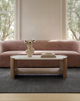 Fern - Coffee Table - White / Light Brown