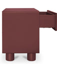 Jolene - Accent Nightstand - Deep Red
