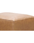 Form - Leather Ottoman - Sonoran Tan