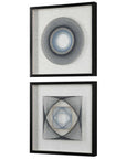 String Duet - Geometric Art (Set of 2) - Black
