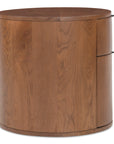 Theo - Two Drawer Nightstand - Brown