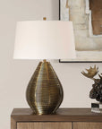 Knowles - Brass Table Lamp - Bronze
