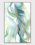 Mire - 48" x 72" Painting Art by Buddy Whitlock - Blue