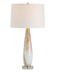 Lyra - Table Lamp - White & Gold