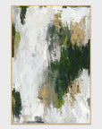 Algae - 40" Painting Art By Buddy Whitlock - Green / Gold