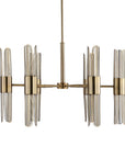 Cret - 12 Light Brass Chandelier - Bronze